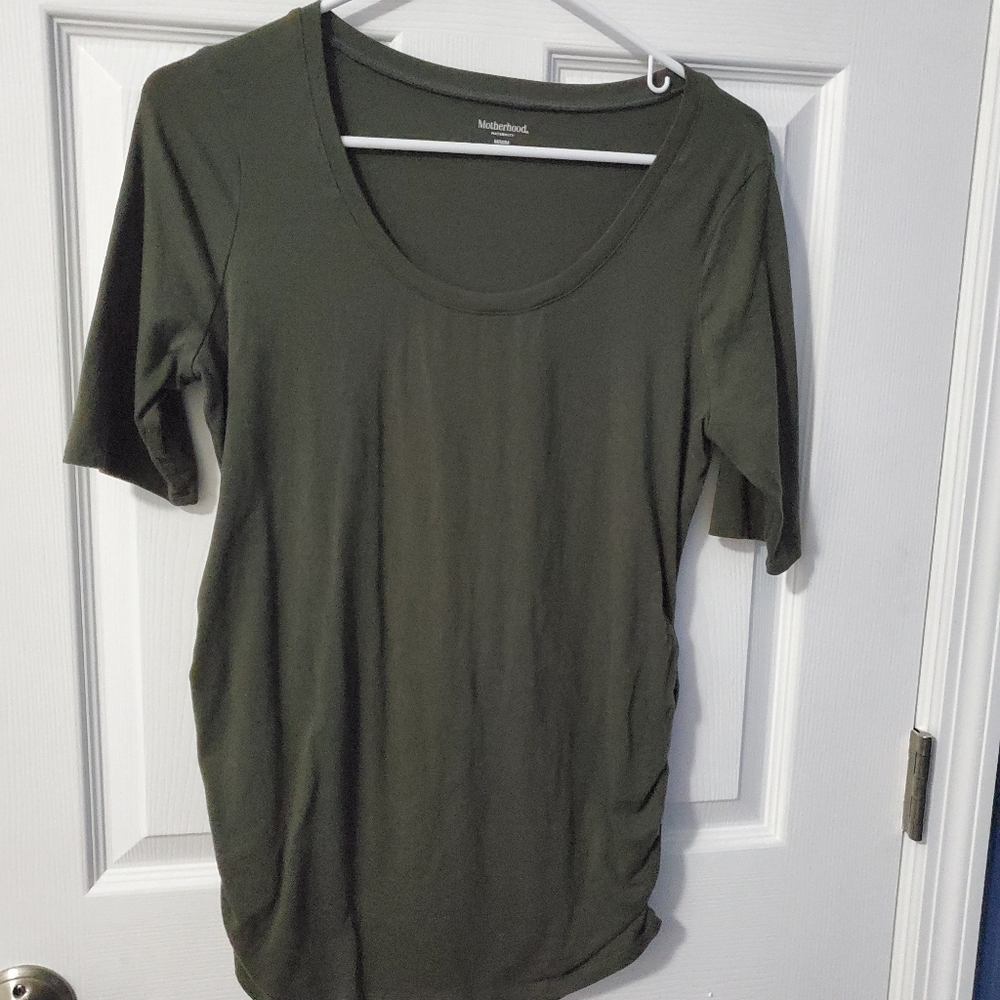 Motherhood maternity quarter sleeve top